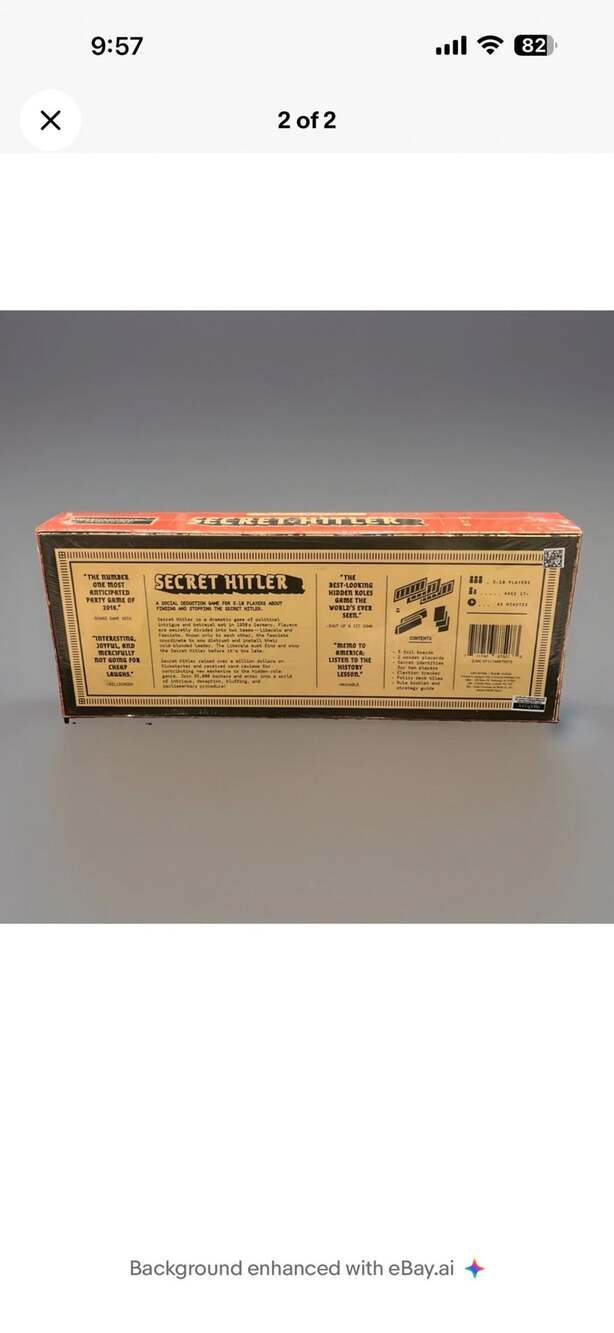 Secret H1tler Board Game Hidden Role Social Deduction Party Game New